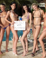 Nude and bikini girls Jana Foxy, Nella, Carli Banks, Sharon Star and Amy Lee