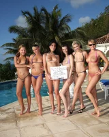 Nude and bikini girls Jana Foxy, Nella, Carli Banks, Sharon Star and Amy Lee