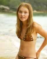 Elizabeth wearing bikini