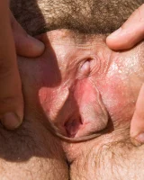 Beach bikini hairy pussy young goddess