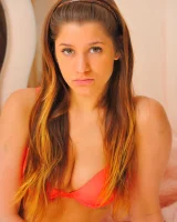 Stunner Nicole makes her pussy super wet as she fucks it with a huge dildo