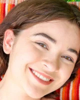 Lily Summers get wet in the garden in sexy bikini and nude showing her hairy vagina and puffy nipples