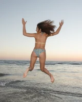 Amazing Anastasia Black is walking on the street and beach in her sexy bikini