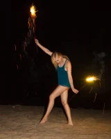 Puffy nipples exciting blonde Gabrielle Bradley has tasty apple ass in bikini