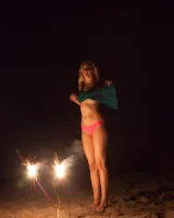 Puffy nipples exciting blonde Gabrielle Bradley has tasty apple ass in bikini