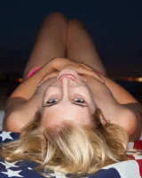 Puffy nipples exciting blonde Gabrielle Bradley has tasty apple ass in bikini