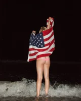 Puffy nipples exciting blonde Gabrielle Bradley has tasty apple ass in bikini