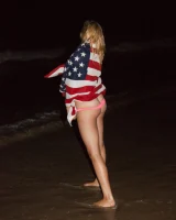 Puffy nipples exciting blonde Gabrielle Bradley has tasty apple ass in bikini