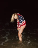 Puffy nipples exciting blonde Gabrielle Bradley has tasty apple ass in bikini