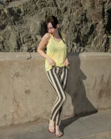 Amazing china beaching hot brunette Paris Moffer in exciting bikini