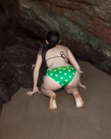 Amazing china beaching hot brunette Paris Moffer in exciting bikini