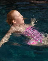 Exciting Samantha Rone is showing perfect body in bikini in the pool