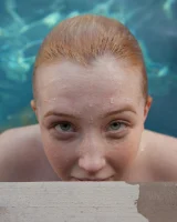 Exciting Samantha Rone is showing perfect body in bikini in the pool