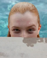 Exciting Samantha Rone is showing perfect body in bikini in the pool