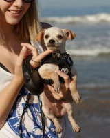 Amateur babe Sloan Kendricks enjoys a day on the beach modeling her swimsuits