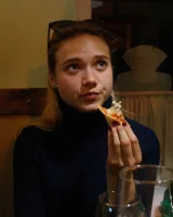 Hottie in a sexy swimsuit Sofia Orlova getting dirty on the beach