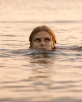 Tasty ass Ulyana Orsk is walking in the garden in tiny pink shorts and in bikini on the beach flashing sexy puffy nipples