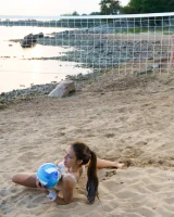Beach volleyball girls