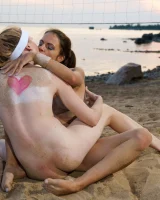 Beach volleyball girls