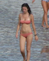 Candid babies walking in sexy bikinis