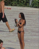 Candid babies walking in sexy bikinis