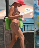 Candid chicks in sexy bikinis