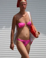 Candid real girls walking in exciting bikinis