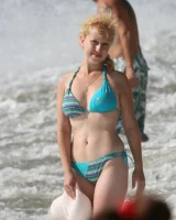 Candid real girls walking in exciting bikinis