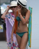 Candid hotties walking in bikinis