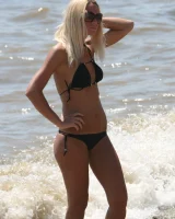 Bikini walking sexy candid girls