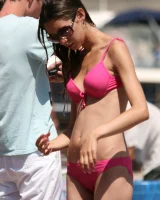 Candid shots of beautiful girls walking in bikini