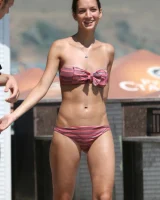 Candid shots of beautiful girls walking in bikini