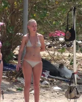 Candid girls in bikini on the beach