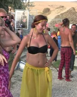 Wonderful candid girls caught in bikini on the beach