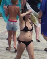 Wonderful candid girls caught in bikini on the beach