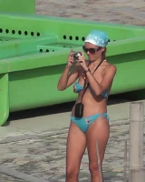 Wonderful candid girls caught in bikini on the beach