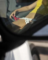 Cycling in skirt, walking in sexy bikini at the beach, dressing in the car