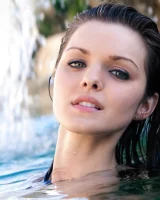 Exciting tasty girlfriends with puffy nipples are in sexy bikinis by the pool