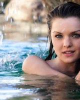 Exciting tasty girlfriends with puffy nipples are in sexy bikinis by the pool