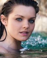 Exciting tasty girlfriends with puffy nipples are in sexy bikinis by the pool