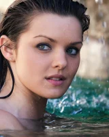 Exciting tasty girlfriends with puffy nipples are in sexy bikinis by the pool