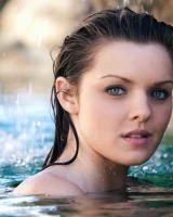 Exciting tasty girlfriends with puffy nipples are in sexy bikinis by the pool