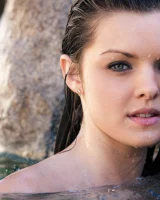 Exciting tasty girlfriends with puffy nipples are in sexy bikinis by the pool